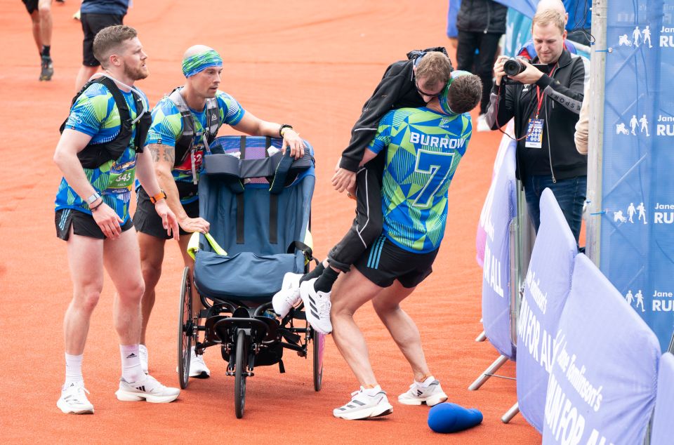 They were taking part in the Leeds marathon