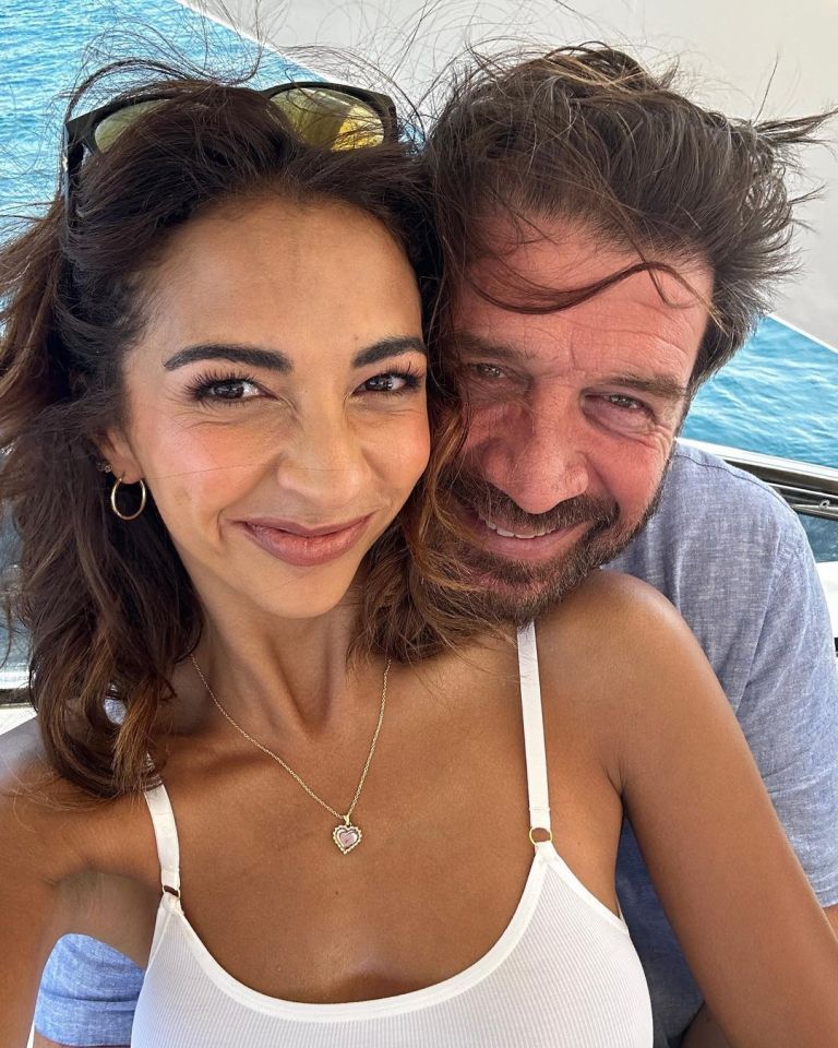 Nick Knowles and his fiancée Katie in a close-up selfie.