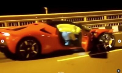 Ferrari SF90 Stradale-Ambani-India-crash