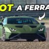 Huracan STO at Ferrari Fiorano test track