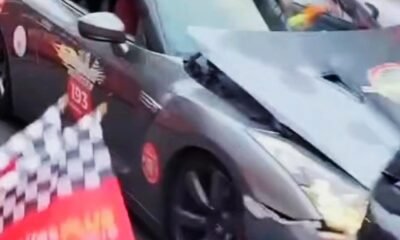 Nissan-GTR-Aston-Martin-crash-Cannonball-Ireland