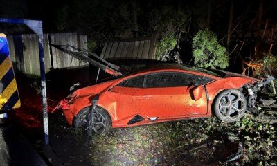 Lamborghini Huracan crash-Vancouver-Canada