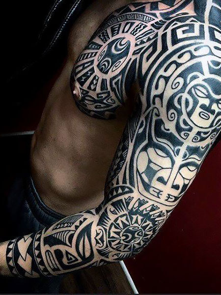 UPDATED 40 Tribal Leg Tattoos