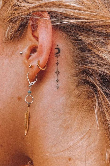 BEAUTIFUL BEHIND THE EAR TATTOOS FOR WOMEN  UPDATED FOR 2023  alexie