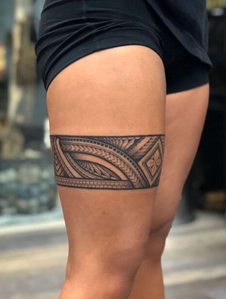 26 Fascinating Tribal Leg Tattoos  Only Tribal