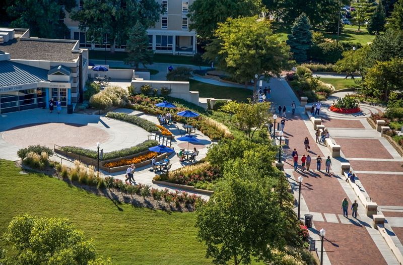 Creighton University: Skutt Student Center Plaza