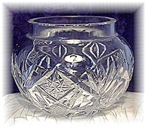 2 1/2 Inch Tall Cut Crystal Bowl