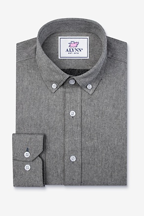 _Caden Black Business Casual Shirt_