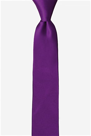 Plum Wine Skinny Tie