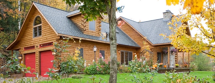 timberhaven log homes, NAHB tour, model home, lentine