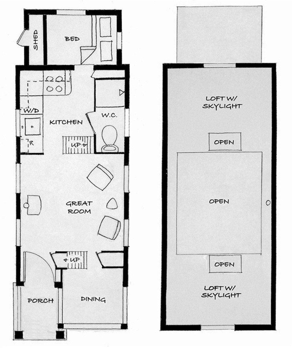 Great Tiny Houses Floor Plans