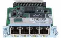 Cisco -  HWIC-4ESW -  Four port 10/100 Ethernet switch interface card