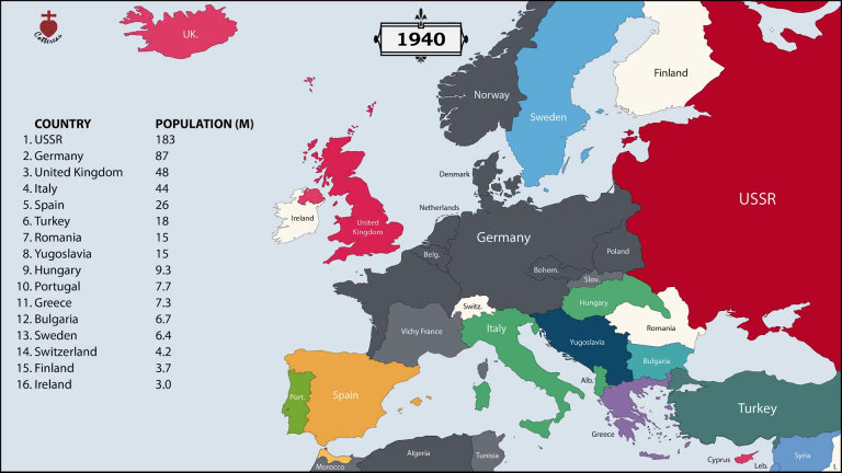 Map Of Europe Borders - Real Map