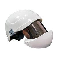 Arc Flash retractable Face shield & Helmet HRC2 14cal/cm2 - BSD