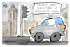 Cartoon: Finanzpaket (small) by Kostas Koufogiorgos tagged karikatur,koufogiorgos,gruene,auto,groko,ampel,warten,zustimmung