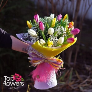 Spring Sparkle with Tulips | Bouquet