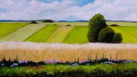 Fields - Oil Painting on Canvas by artist Darko Topalski