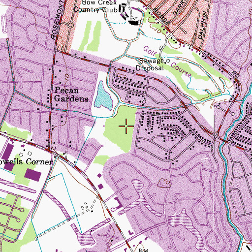 Topographic Map of Plaza Park, VA