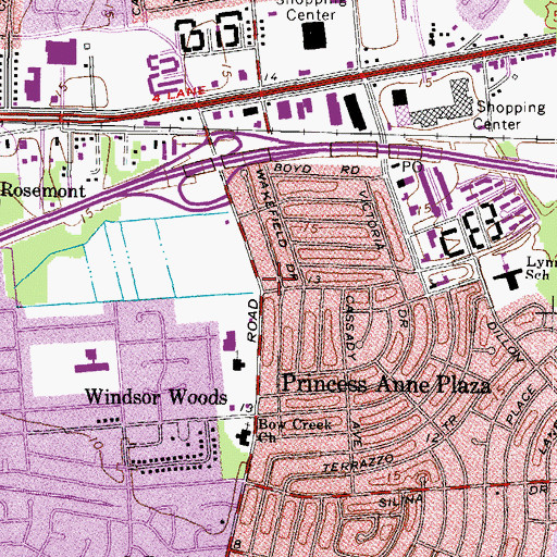 Topographic Map of Academy of Early Learning, VA