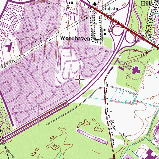 Topographic Map of Level Green Christian School, VA