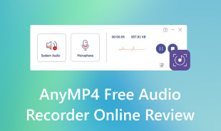 Anymp4 Free Audio Recorder Online Review