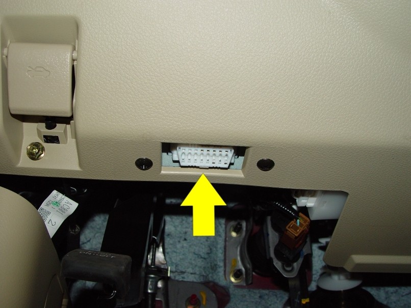 Obd Port In Vehicle