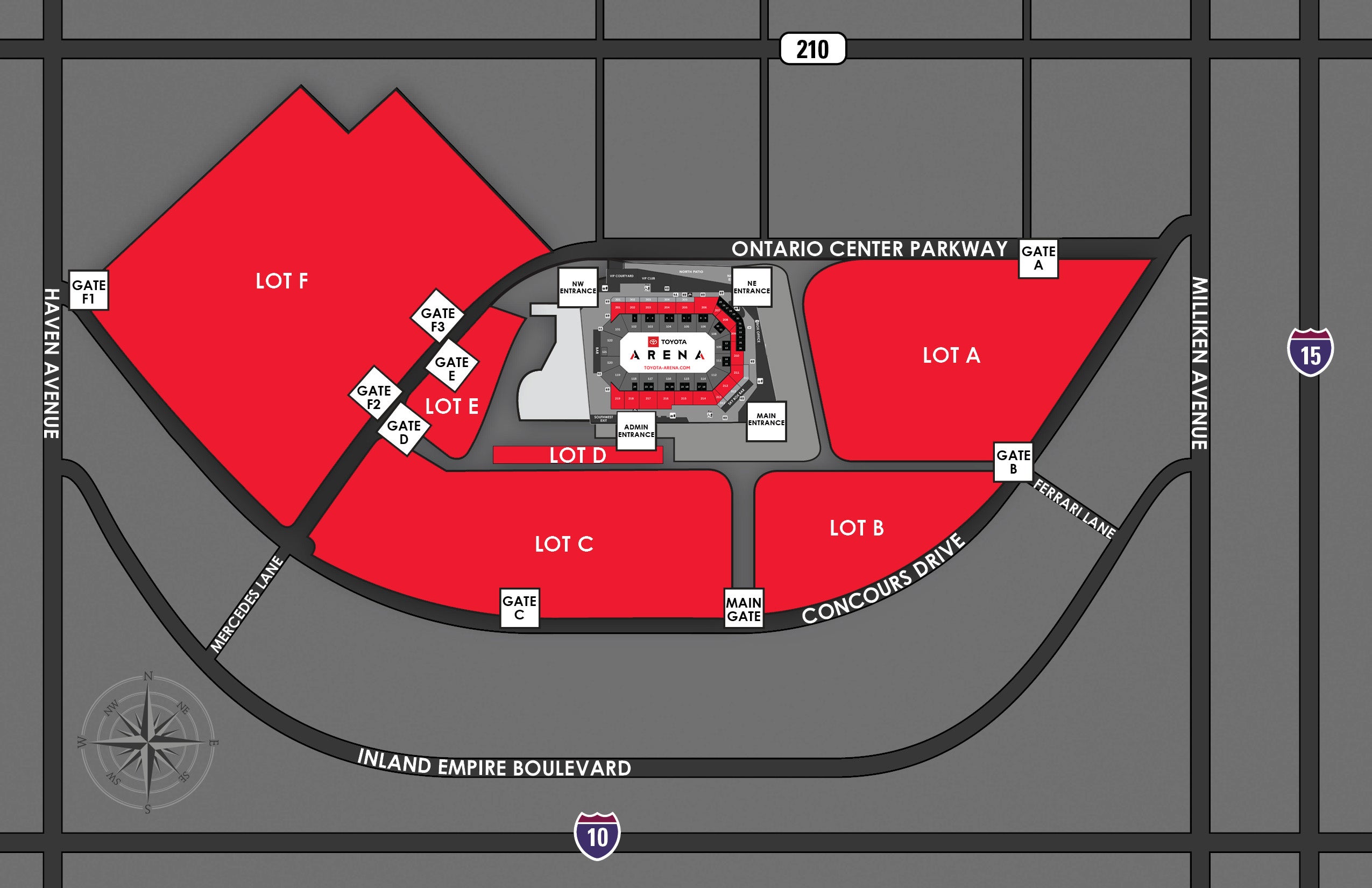 Directions & Maps | Toyota Arena