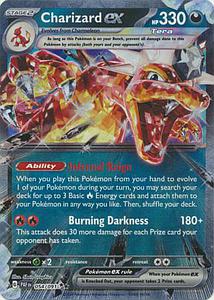 Pokemon Trading Card Game: Paldean Fates Charizard ex - 054/091