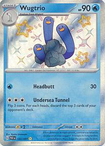 Pokemon Trading Card Game: Paldean Fates Wugtrio - 122/091 (TAX HOLIDAY)