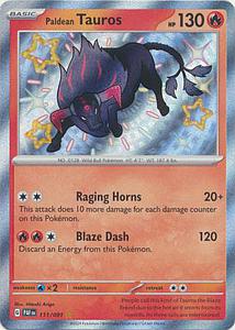 Pokemon Trading Card Game: Paldean Fates Paldean Tauros - 111/091