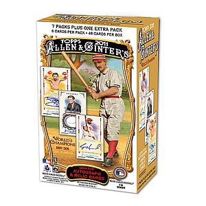 2010-11 MLB Topps Allen & Ginter's World's Champions Blaster Box