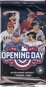 2017 MLB Opening Day Baseball Hobby Pack