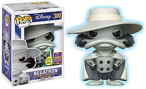 Pop! Disney Darkwing Duck Vinyl Figure Negatron (Glows in the Dark) #300 2017 Summer Convention Exclusive