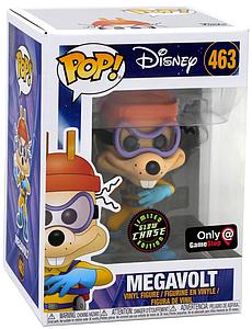 Pop! Disney Darkwing Duck Vinyl Figure Megavolt (Glows in the Dark) #463 GameStop Exclusive (EB Games Sticker)