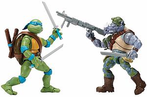 Teenage Mutant Ninja Turtles: Leonardo vs Rocksteady 2-Pack (TAX HOLIDAY)