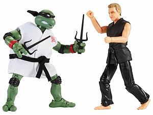 Teenage Mutant Ninja Turtles vs Cobra Kai: Raphael vs John Kreese 2-Pack (TAX HOLIDAY)