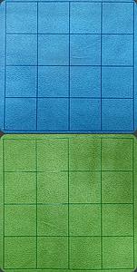 Megamat 1" Reversible: Blue & Green Square (CHX97465)