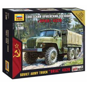 Zvezda Wargames (HW) military 7417 - Ural truck (1:100)