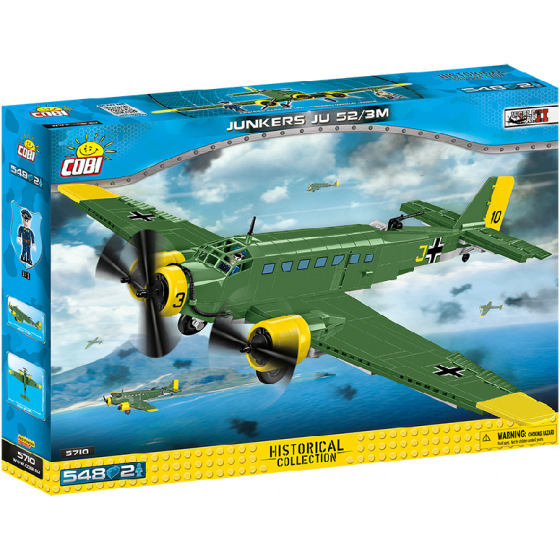 Cobi Stavebnice II WW Junkers JU 52/3M, 548 k, 2 f