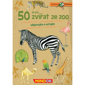 Mindok vzdělávací hra Expedice příroda: 50 našich lesních zvířat