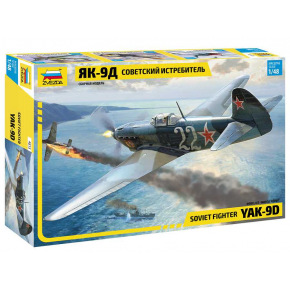 Zvezda Model Kit letadlo 4815 - YAK-9 Soviet fighter (1:48)