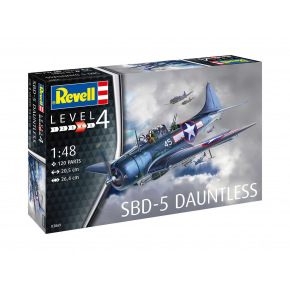 Revell Plastic ModelKit letadlo 03869 - SBD-5 Dauntless Navyfighter (1:48)