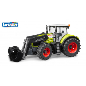 Bruder Farmer - traktor Claas Axion s předním nakladačem