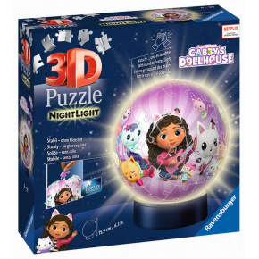 Ravensburger Puzzle-Ball Gabby’s Dollhouse 72 dílků (noční edice)