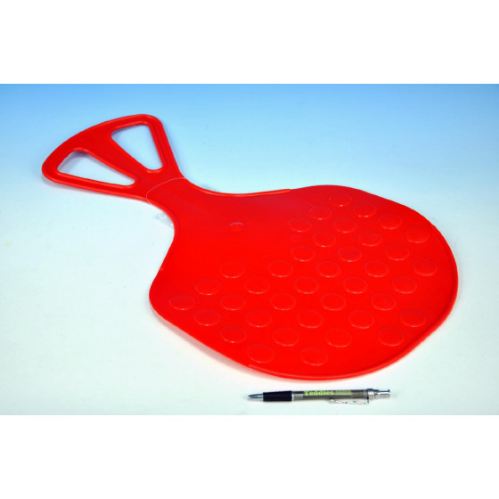 Kluzák Lopata Mrazík plast 58x35cm červený