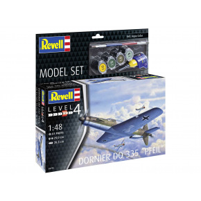 Revell ModelSet letadlo 63795 - Do335 Pfeil (1:48)