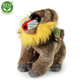 Rappa Plyšová opice mandril 28 cm ECO-FRIENDLY