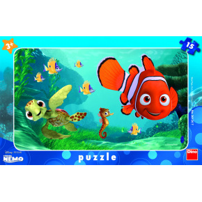 Dino dětské puzzle Disney WD Nemo a želva   15D