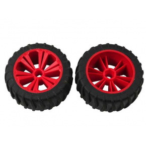 REVELL - REVELLUTIONS (47208) - Set 2x Wheel for Monster, red