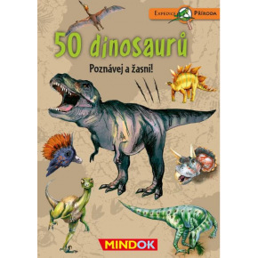 Mindok vzdělávací hra Expedice příroda: 50 dinosaurů